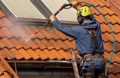 Démoussage et hydrofuge de toiture à Montazeau